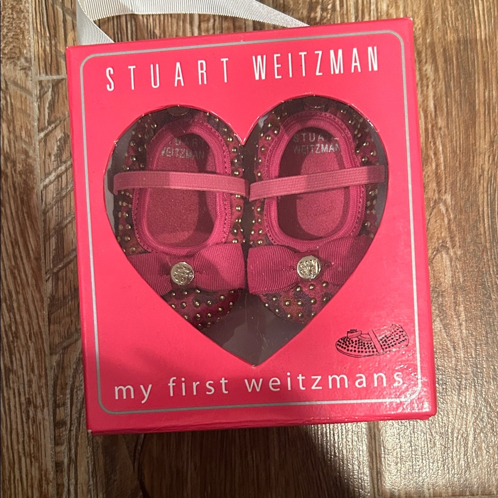 Baby Stuart Weitzman Fuchsia Kids Dress Shoes